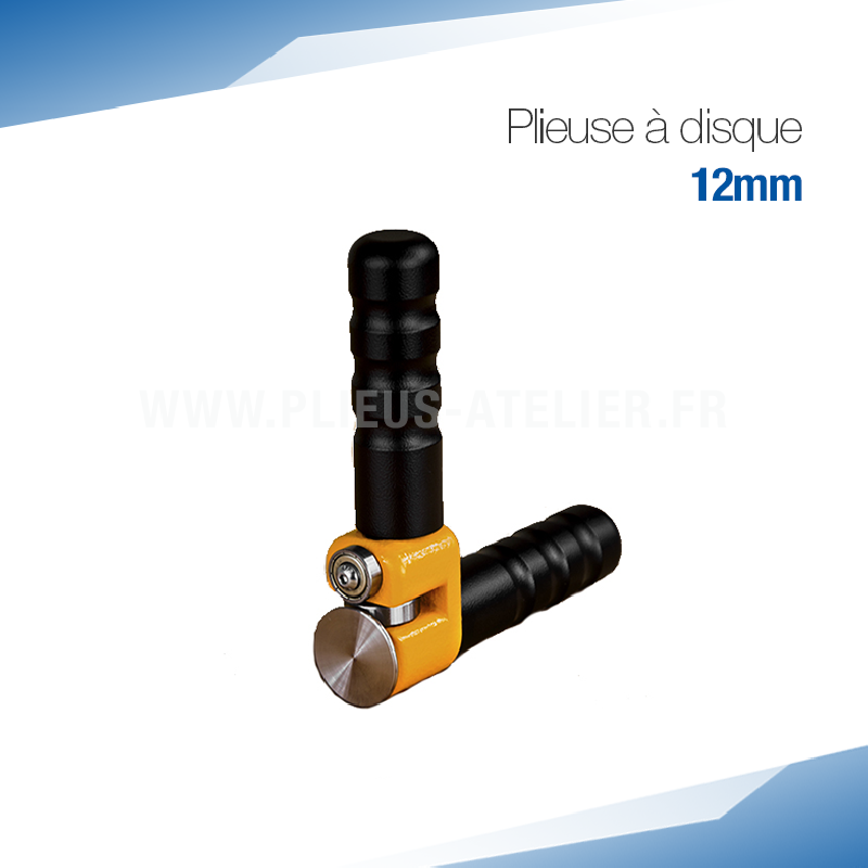 Plieuse simple disque manuelle 12 mm