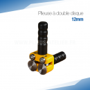 Plieuse double disque manuelle 12 mm