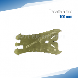 Pack 3 tracettes à zinc