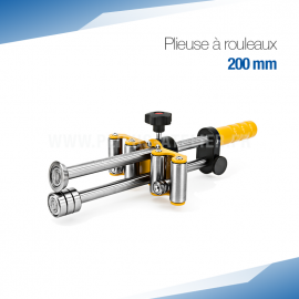 Plieuse bordeuse à rouleaux manuelle 200 mm
