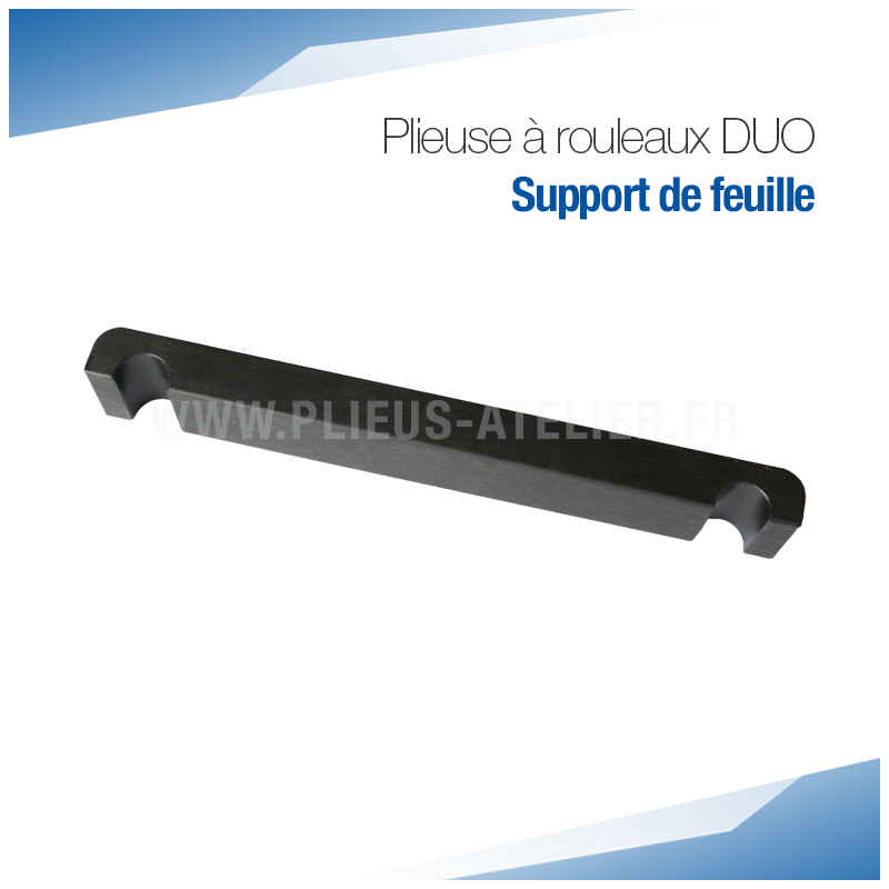 Support de feuille pour plieuse bordeuse à rouleaux manuelle DUO - SOREX TECHNIC