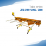 Table arrière 1 m pour plieuse ZRS 2160 / 2360 / 2660 - SOREX TECHNIC