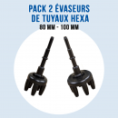 Pack 2 évaseurs de tuyaux HEXA - SOREX TECHNIC