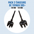 Pack 2 évaseurs de tuyaux SDS+ - SOREX TECHNIC