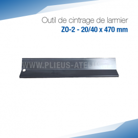 Outil de cintrage de larmier 20/40 x 470 mm - SOREX TECHNIC