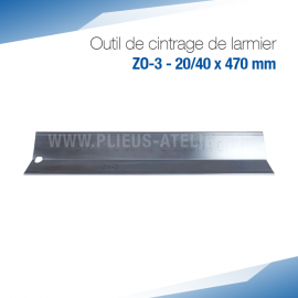 Outil de cintrage de larmier 20/40 x 470 mm - SOREX TECHNIC