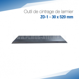 Outil de cintrage de larmier ZO-1 - 30 x 520 mm - SOREX TECHNIC