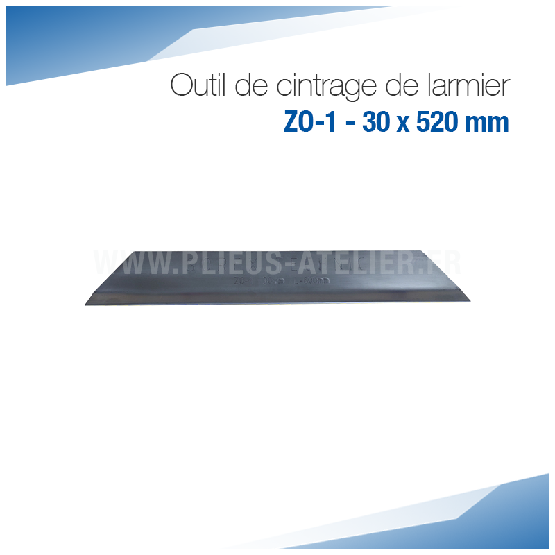 Outil de cintrage de larmier ZO-1 - 30 x 520 mm - SOREX TECHNIC