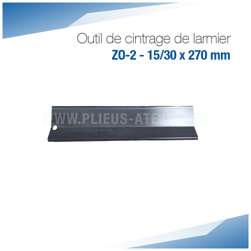 Outil de cintrage de larmier 15/30 x 270 mm - SOREX TECHNIC