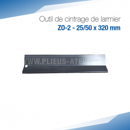 Outil de cintrage de larmier ZO-2 - 25/50 x 320 mm - SOREX TECHNIC