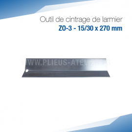 Outil de cintrage de larmier ZO-3 - 15/30 x 270 mm - SOREX TECHNIC