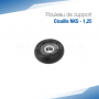 Rouleau de support de rechange en caoutchouc pour Cisaille NKS - 1,25