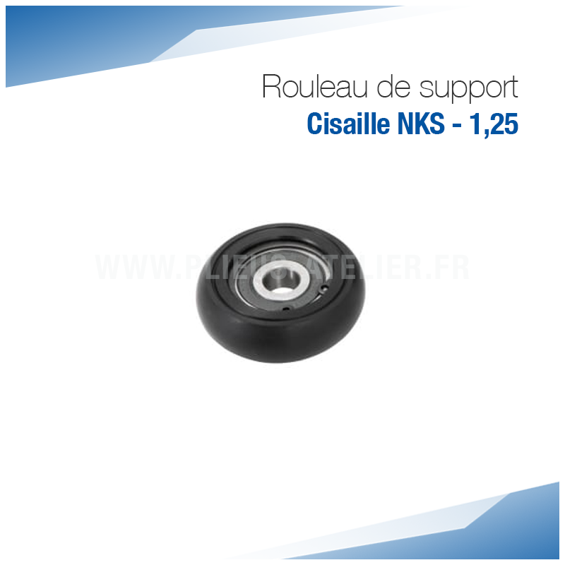Rouleau de support de rechange en caoutchouc pour Cisaille NKS - 1,25