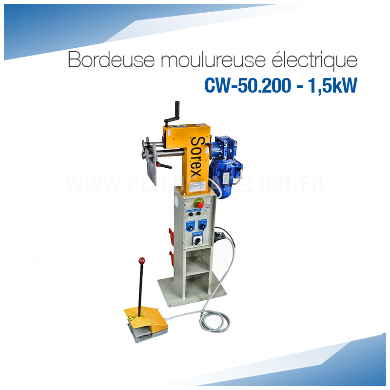 Bordeuse moulureuse électrique CW-50.200 - 1,5kW - SOREX TECHNIC