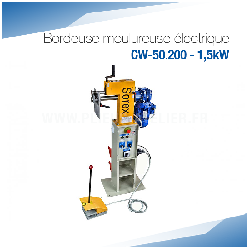 Bordeuse moulureuse électrique CW-50.200 - 1,5kW - SOREX TECHNIC Bordeuse moulureuse électrique CW-50.200 - 1,5kW - SOREX TECHNIC