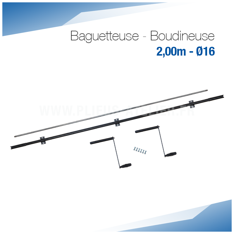 Baguetteuse boudineuse Ø16 – 2000 mm - SOREX TECHNIC