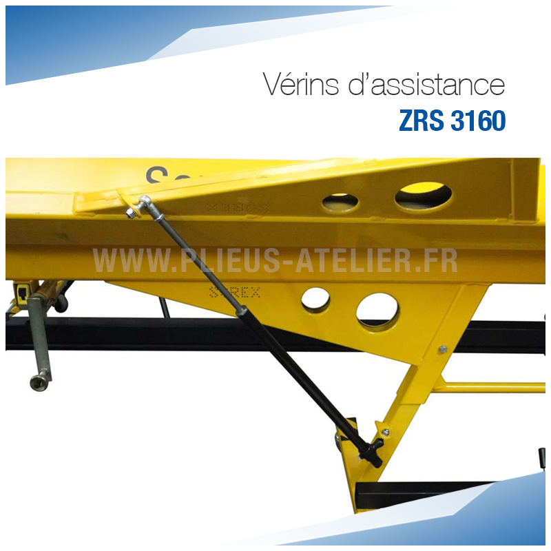 Vérins d’assistance pour plieuse ZRS 3160 - SOREX TECHNIC