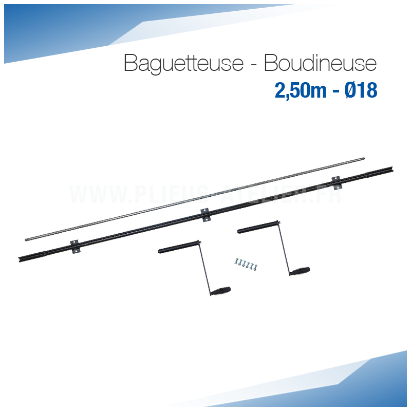 Baguetteuse boudineuse Ø18 – 2500 mm - SOREX TECHNIC