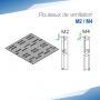 Rouleaux M de ventilation simple pour bordeuse moulureuse - SOREX TECHNIC