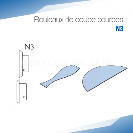 Rouleaux de coupe courbe N3...