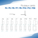 Rouleaux carrés P pour bordeuse moulureuse - SOREX TECHNIC