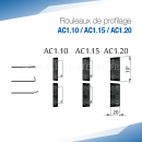 Rouleaux de profilage AC pour bordeuse moulureuse - SOREX TECHNIC