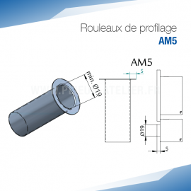 Rouleaux de profilage AM5...