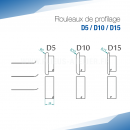Rouleaux de profilage D pour bordeuse moulureuse - SOREX TECHNIC
