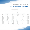 Rouleaux de profilage E pour bordeuse moulureuse - SOREX TECHNIC