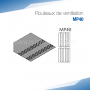 Rouleaux MP40 de ventilation double pour bordeuse moulureuse - SOREX TECHNIC