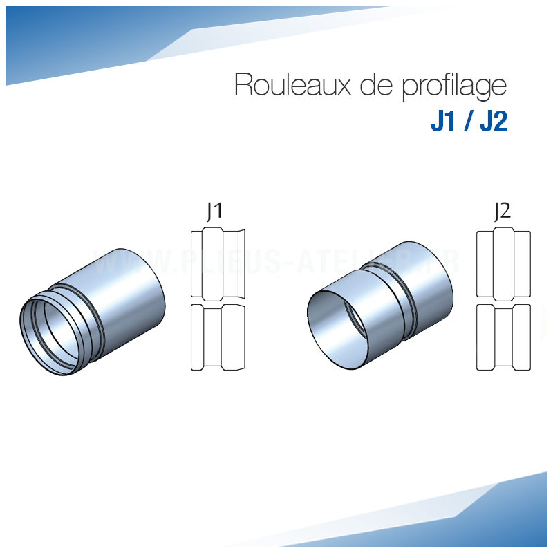 Rouleaux de profilage J pour bordeuse moulureuse - SOREX TECHNIC