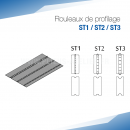 Rouleaux de profilage ST pour bordeuse moulureuse - SOREX TECHNIC