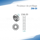 Rouleaux de profilage ZA6-20 pour bordeuse moulureuse - SOREX TECHNIC
