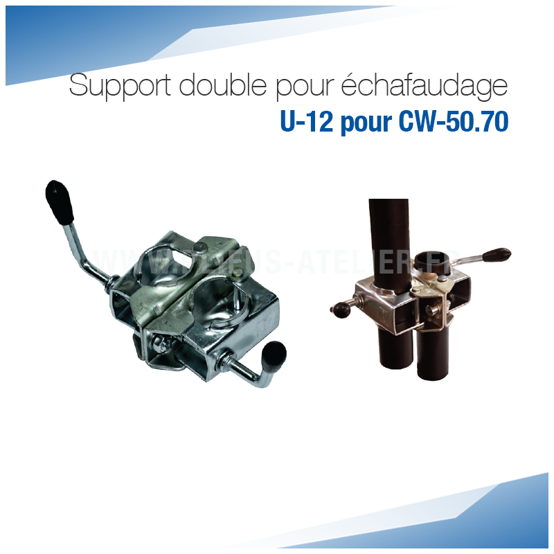 Support double pour échafaudage U-12 pour CW-50.70