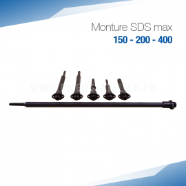 Monture SDS max pour évaseur de tuyaux -  SOREX TECHNIC