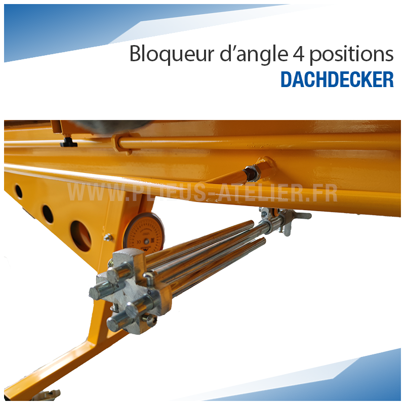 Limiteur d'angles 4 positions pour plieuses manuelles - DACHDECKER