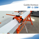 Guides frontaux pour plieuse manuelle ZRF-L-2250 de la marque DACHDECKER