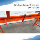 Limiteur d'angle pour plieuse manuelle ZRF-L-2250 de la marque DACHDECKER