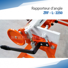 Rapporteur d'angle pour plieuse manuelle ZRF-L-2250 de la marque DACHDECKER