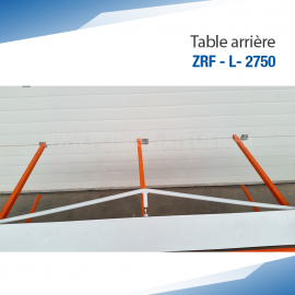 Table arrière pour plieuse manuelle ZRF-L-2750 de la marque DACHDECKER