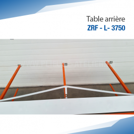 Table arrière pour plieuse manuelle ZRF-L-3750 de la marque DACHDECKER