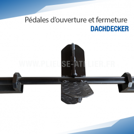 Pédales d'ouverture fermeture au pied pour plieuse ZRF - DACHDECKER