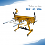 Table arrière 1 m pour plieuse ZRD-M - DACHDECKER Table arrière 1 m pour plieuse ZRD-M - DACHDECKER