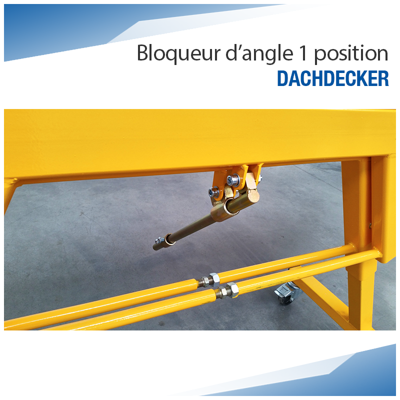 Bloqueur d'angles 1 position pour plieuses manuelles - DACHDECKER