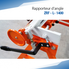 Rapporteur d'angle pour pack plieuse manuelle ZRF-L-1400 de la marque DACHDECKER