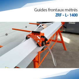 Guides frontaux métrés pour pack plieuse manuelle ZRF-L-1400 de la marque DACHDECKER