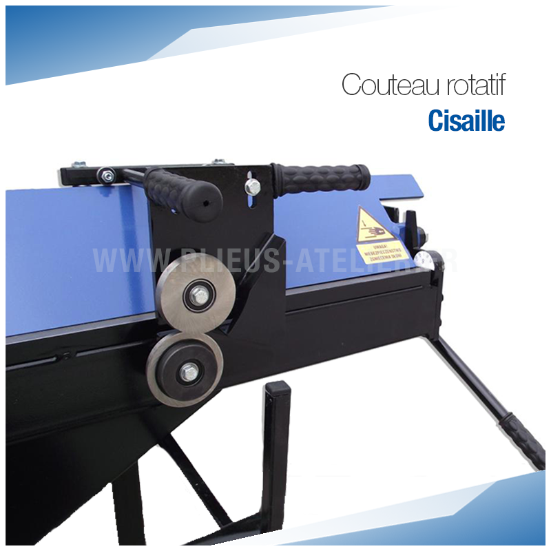 Cisaille (couteau rotatif) pour plieuse d'atelier - PRO+