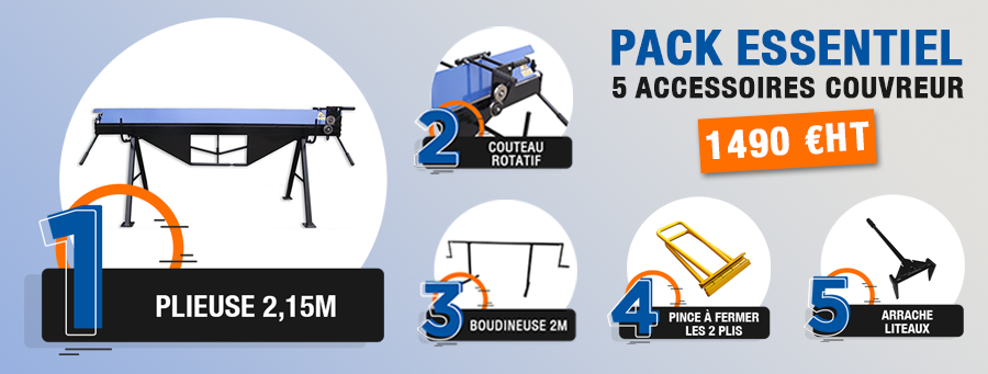 Pack Essentiel - 5 accessoires couvreur